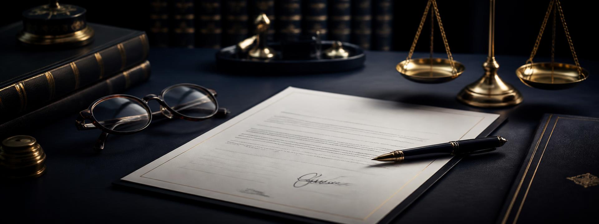 Carefully prepared legal documents